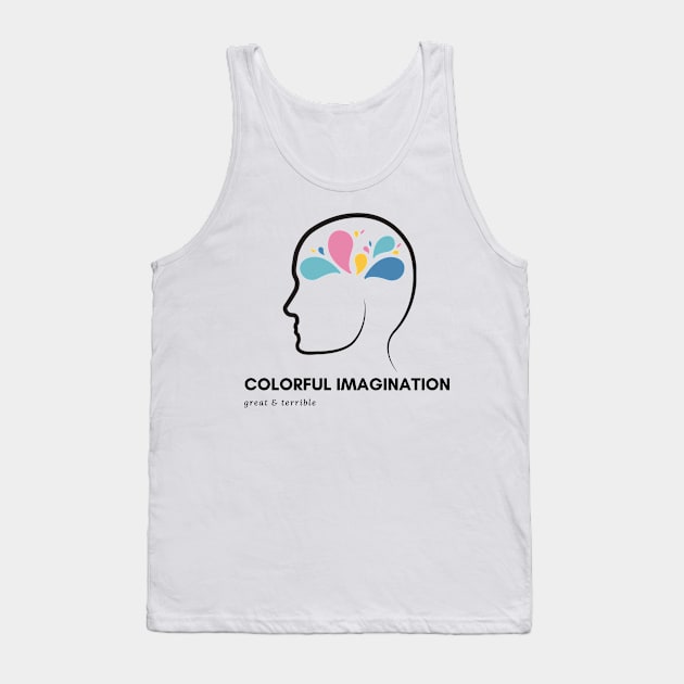 COLORFUL IMAGINATION (Light) Tank Top by A. R. OLIVIERI